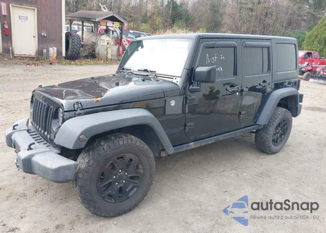 2016 Jeep Wrangler Unlimited Willys Wheeler z USA, uszkodzony, nr VIN 1C4BJWDG9GL233884